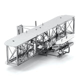 Wright Brothers Airplane 1-Sheet Steel Model Kit