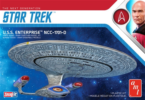 AML U.S.S Enterprise NCC-1701-D Snap-It model kit