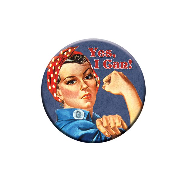 Rosie the Riveter "Yes, I Can!" Magnet