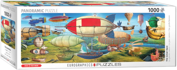 The Great Race Air Balloon 1000-Piece Puzzle