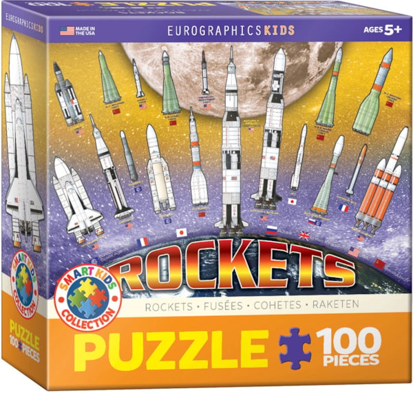 International Space Rockets 100-Piece Puzzle