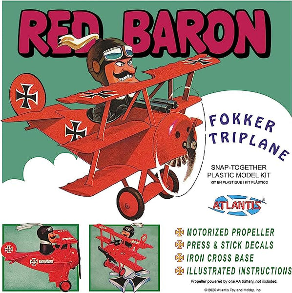 Atlantis Red Baron Fokker Triplane